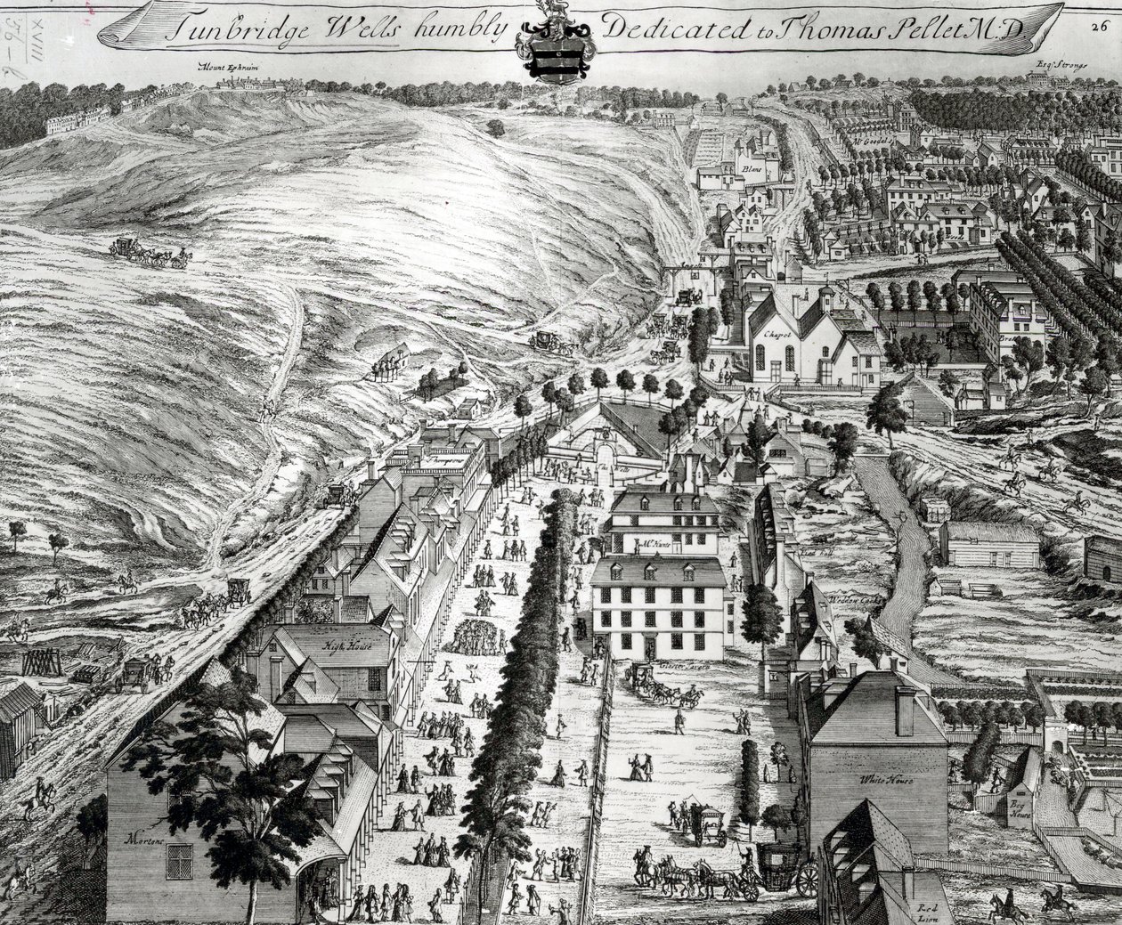 Tunbridge Wells, teoksesta "Thirty Six Different Views of Noblemen and Gentlemen