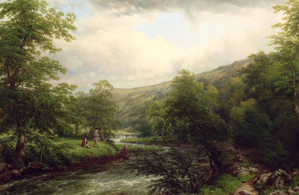 Kalastus Deellä, 1861 tekijältä Thomas Baker
