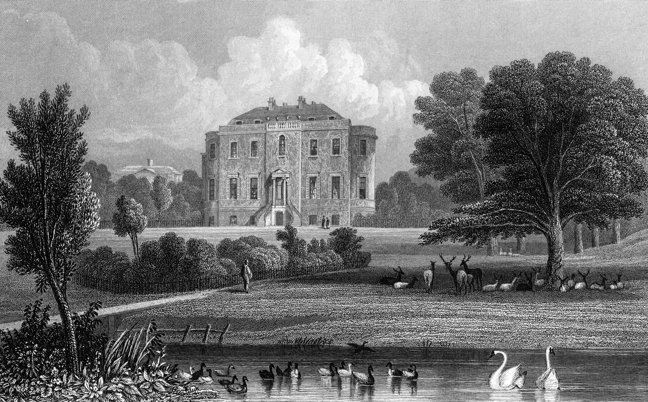 Wivenhoe Park, Essex, 1835 tekijältä Thomas Barber