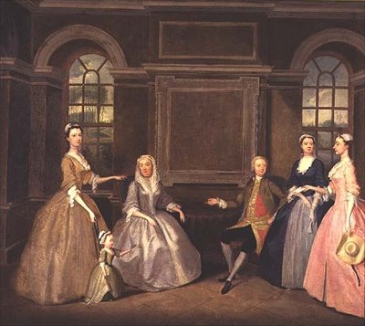 Broke ja Bowes Families, 1740 tekijältä Thomas Bardwell