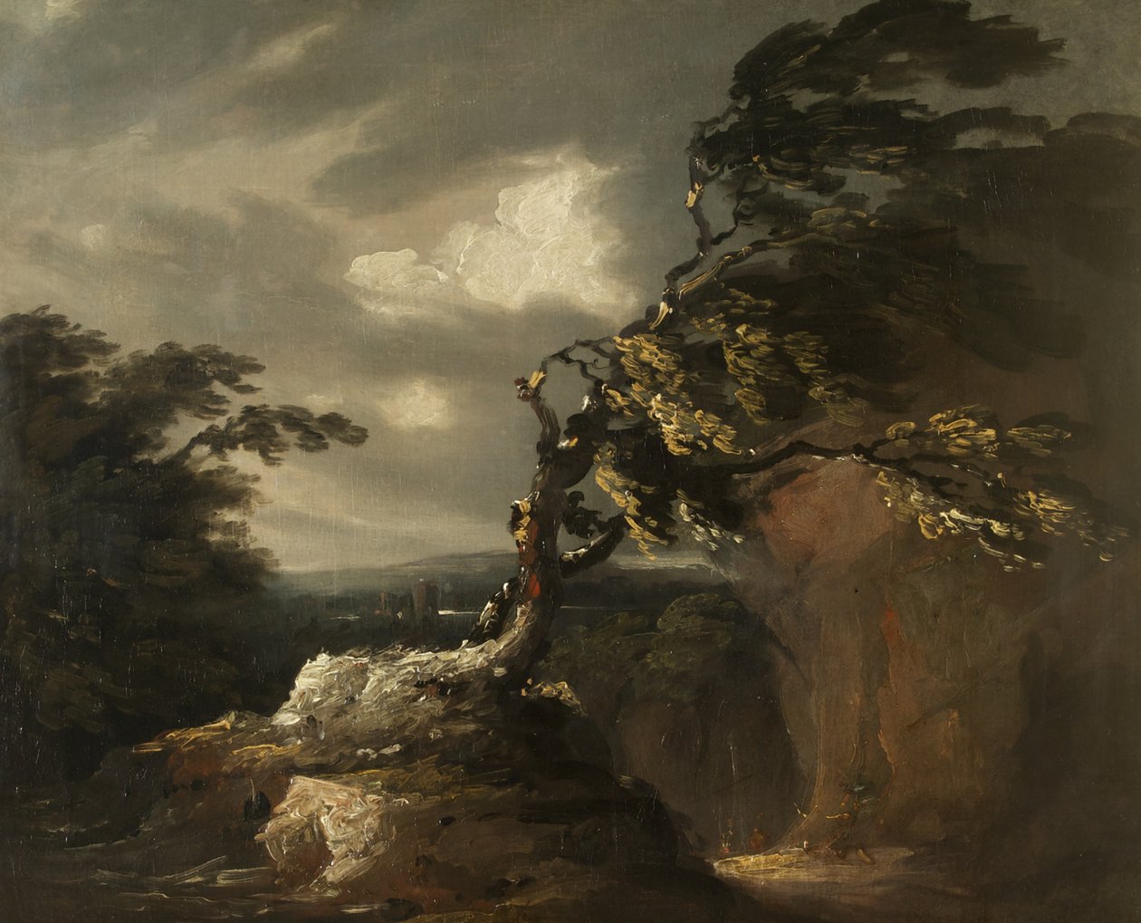 Myrsky yöllä, noin 1800 tekijältä Thomas Barker of Bath