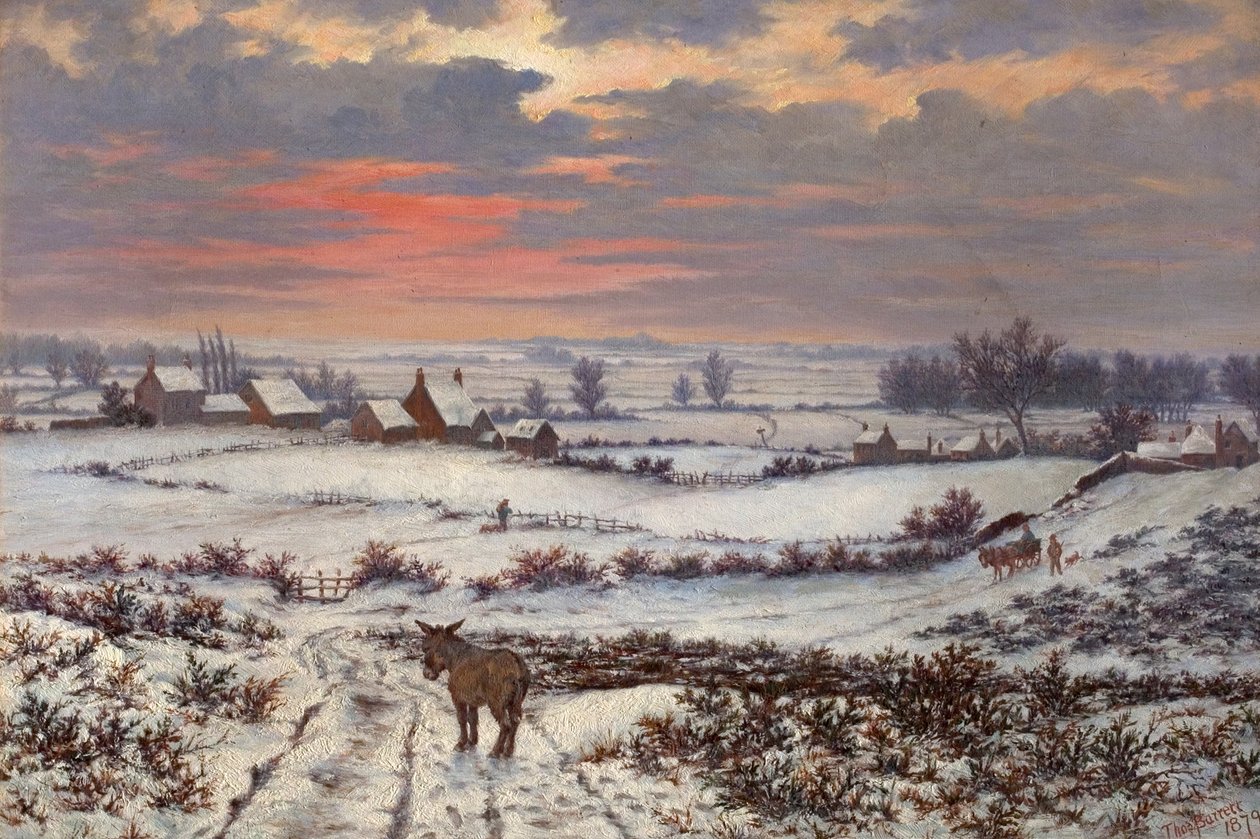 Snow Piece, Bulwell Forest, Nottinghamshire tekijältä Thomas Barratt