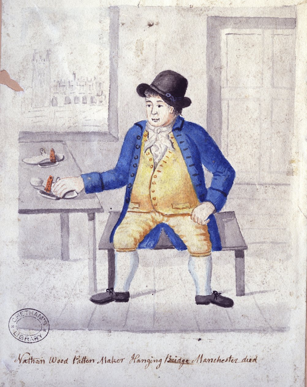 Nathan Wood, Patten Maker (kynä ja muste ja wc paperilla) tekijältä Thomas Barritt