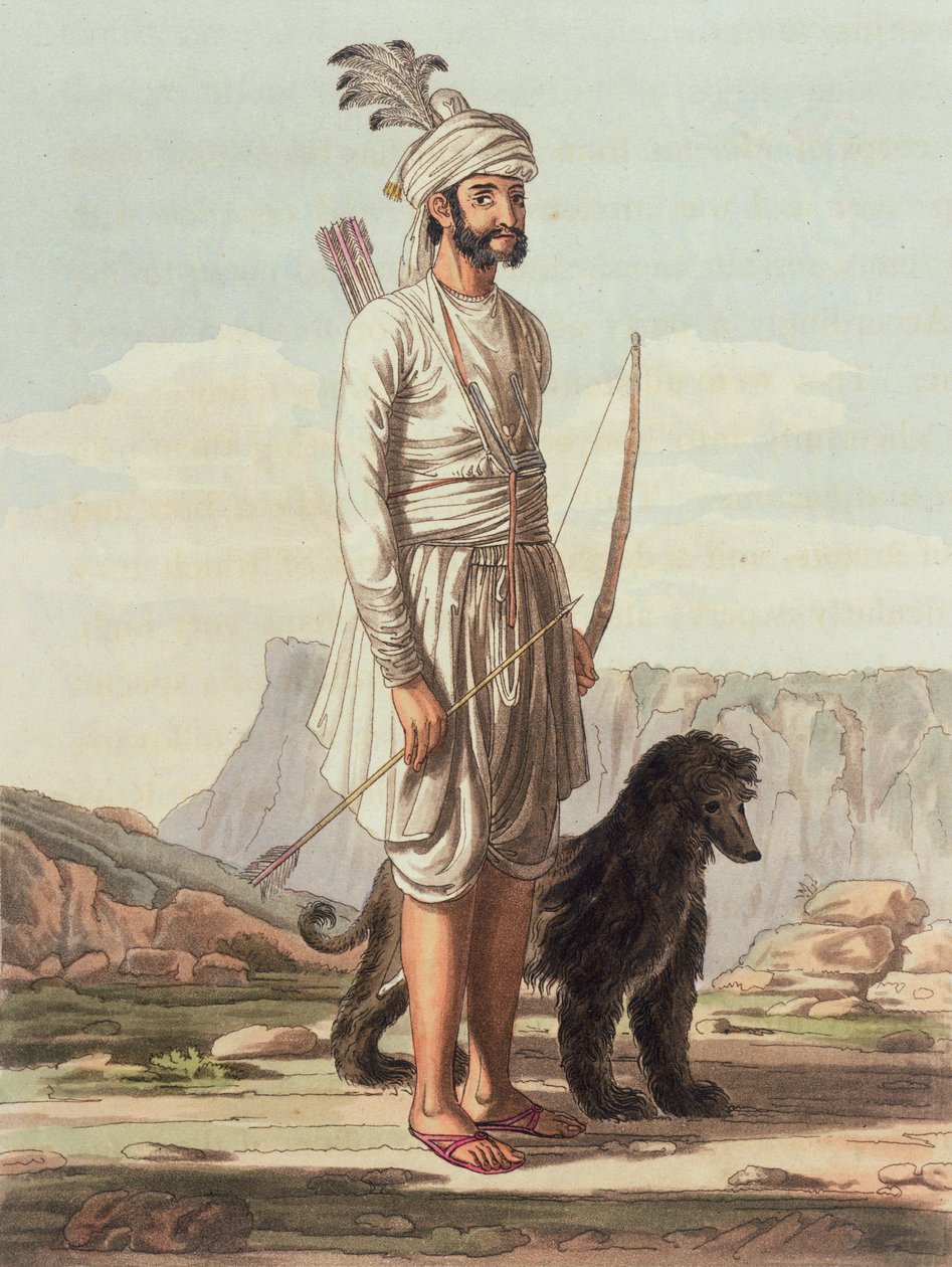 A Meena of Jajgurgh, "A Mahratta Camp", 5. huhtikuuta 1813 (värikaiverrus) tekijältä Thomas Baxter