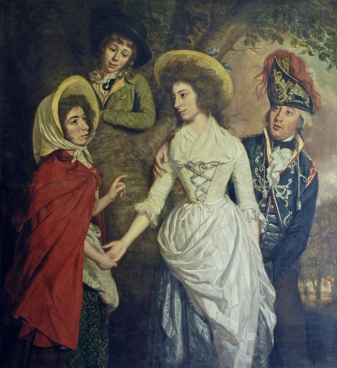 Stapletonin perhe, 1789 tekijältä Thomas Beach