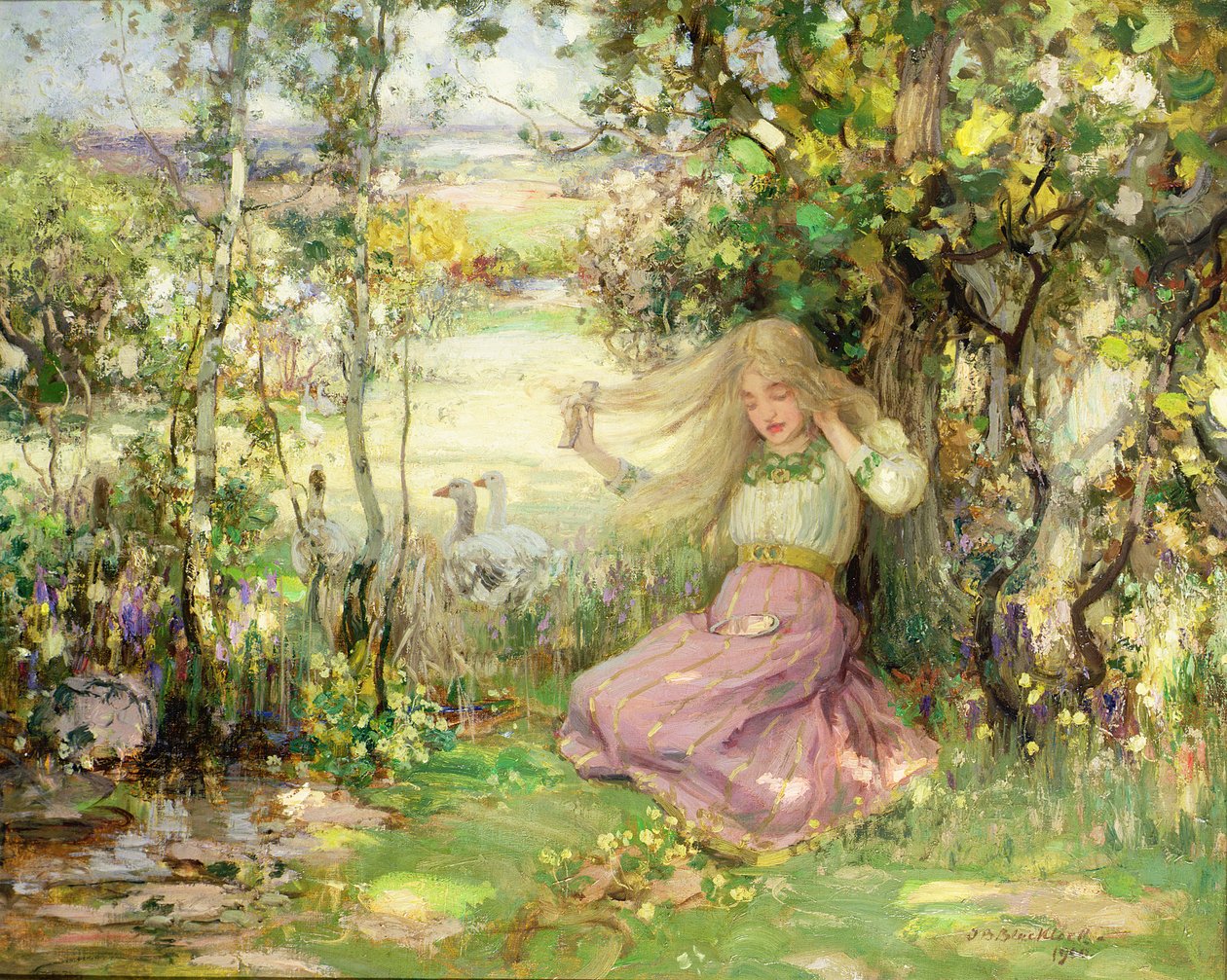 Kevään idylli, 1900 tekijältä Thomas Blacklock
