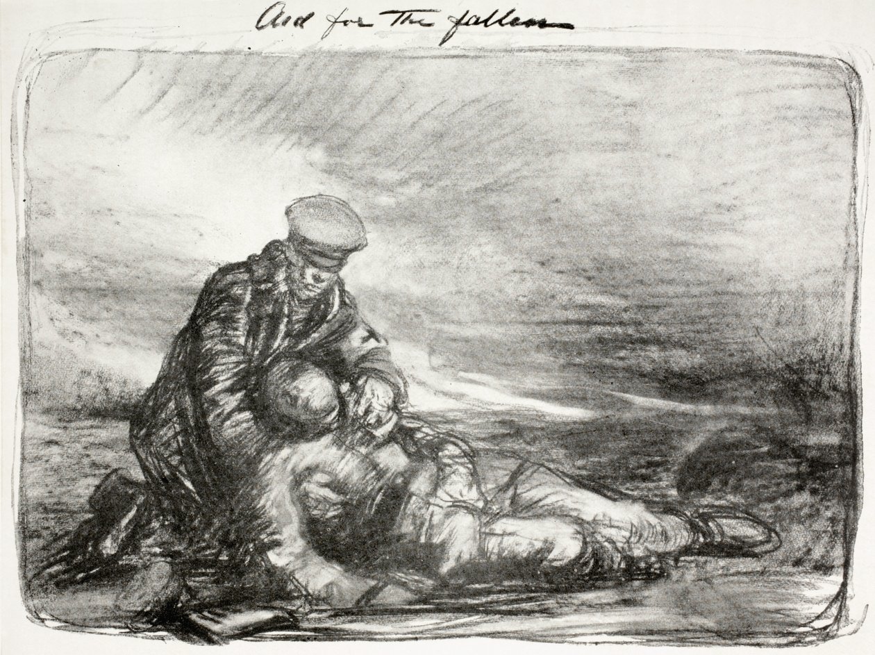 Aid for Fallen, 1915 tekijältä Thomas Brock