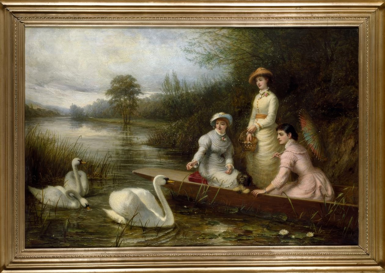 Thomas Brooks, Jokemme lemmikit / Gemälde, 1882 tekijältä Thomas Brooks