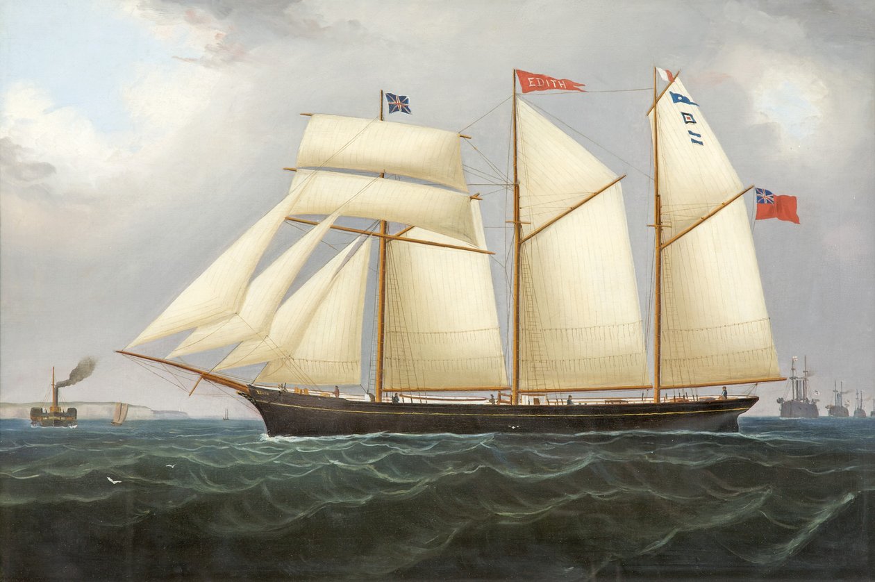 Kuunari Edith, 1890-1900 tekijältä Thomas Chidgey