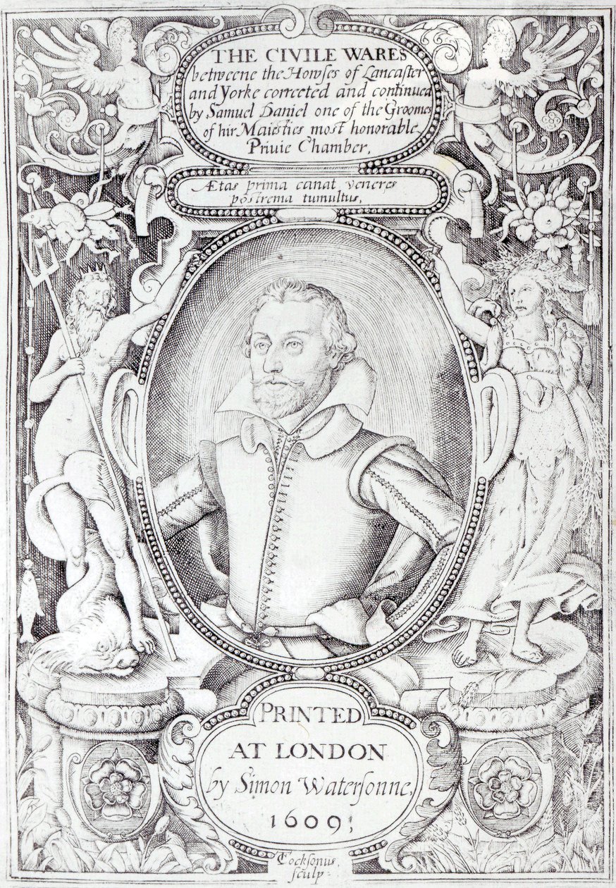 Samuel Danielin muotokuva tekijältä Thomas Cockson
