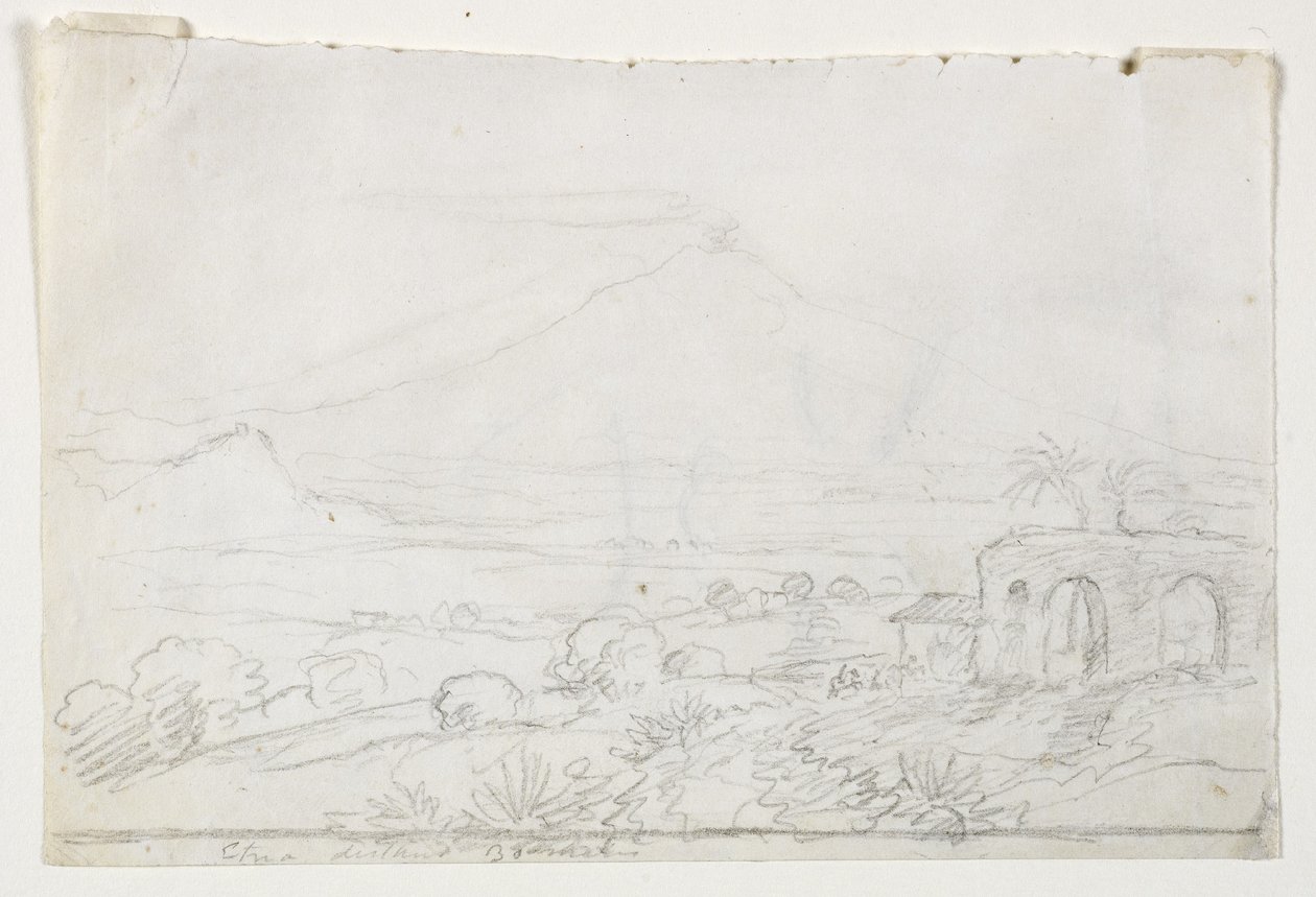 Aetna kolmenkymmenen mailin etäisyydeltä, 1842. tekijältä Thomas Cole