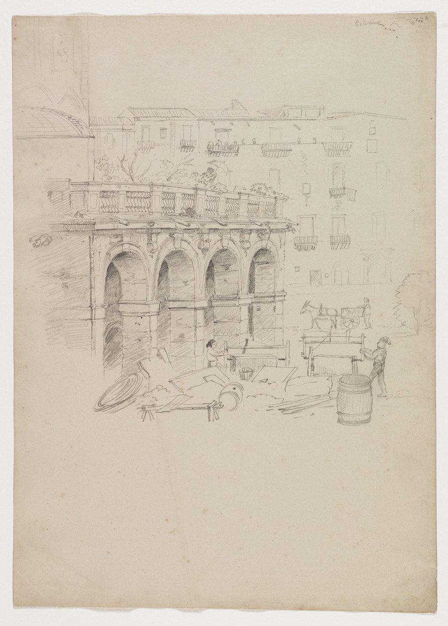 Arkadi Palermossa, Sisiliassa, 1842 tekijältä Thomas Cole