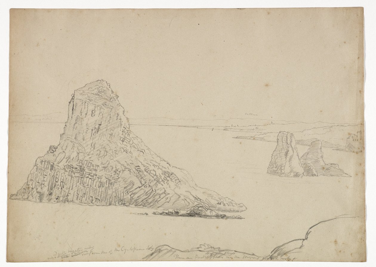 Kyklooppisaaret, Sisilia, 1842 tekijältä Thomas Cole