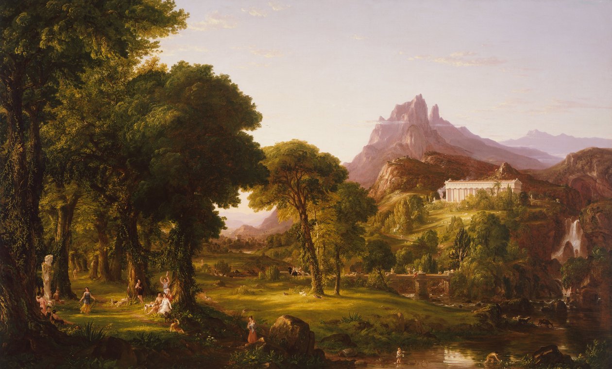Unelma Arcadiasta tekijältä Thomas Cole