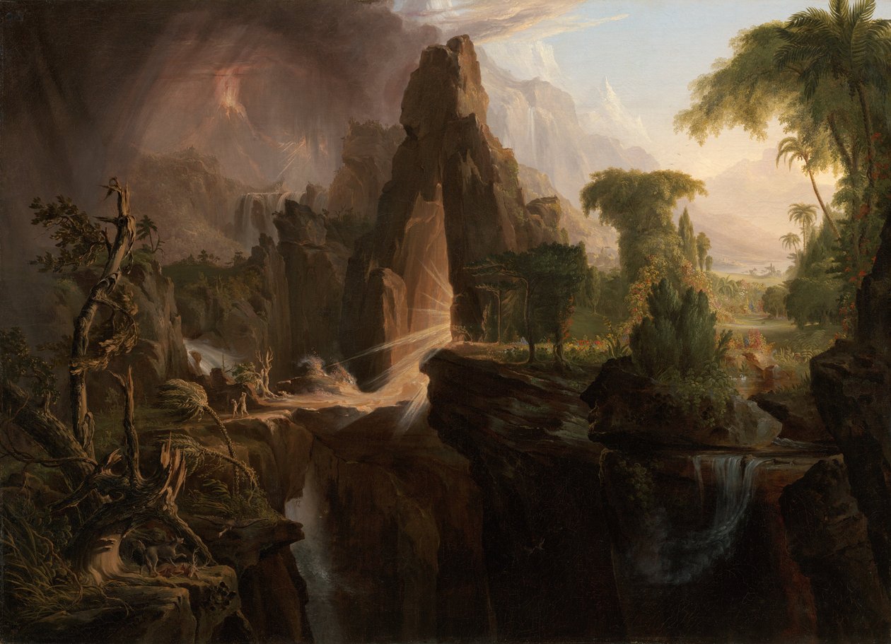 Karkotus Eedenin puutarhasta tekijältä Thomas Cole