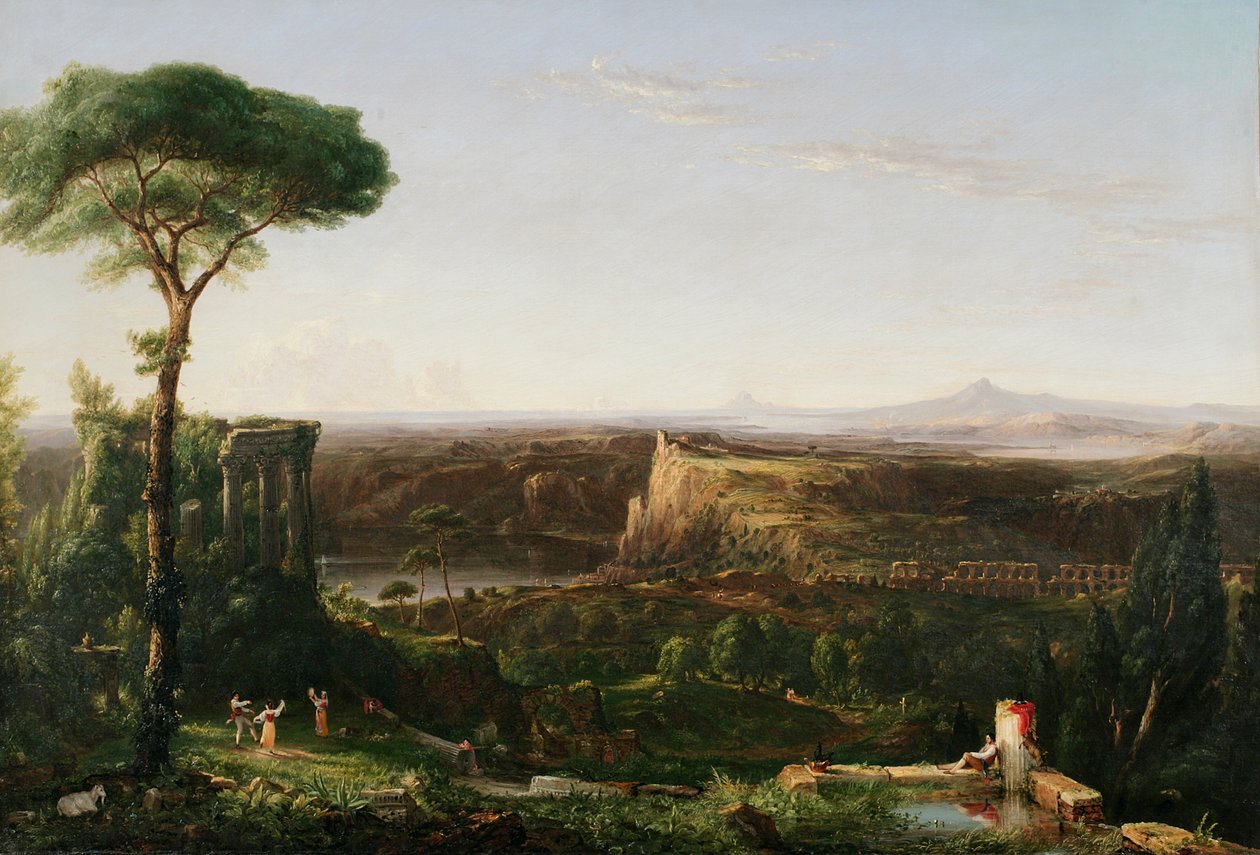 Italialainen kohtaus, 1833 tekijältä Thomas Cole
