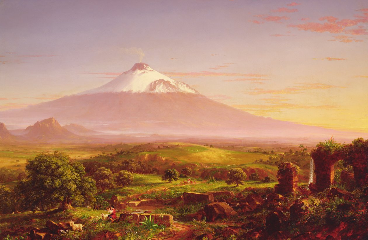 Etna-vuori, 1842 tekijältä Thomas Cole