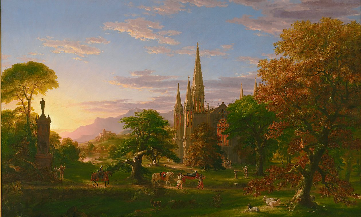 Paluu, 1837 tekijältä Thomas Cole