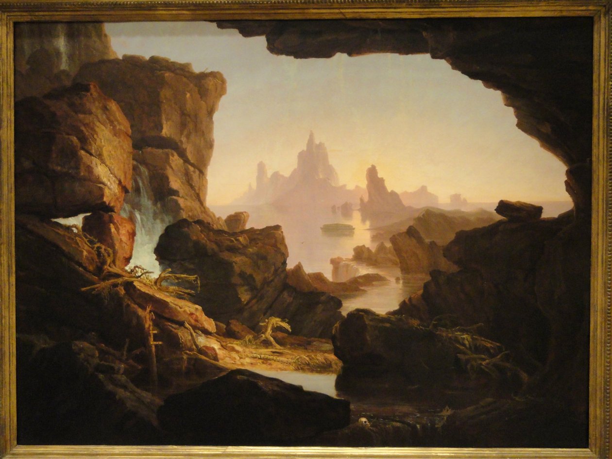 Tulvan veden laskeutuminen tekijältä Thomas Cole