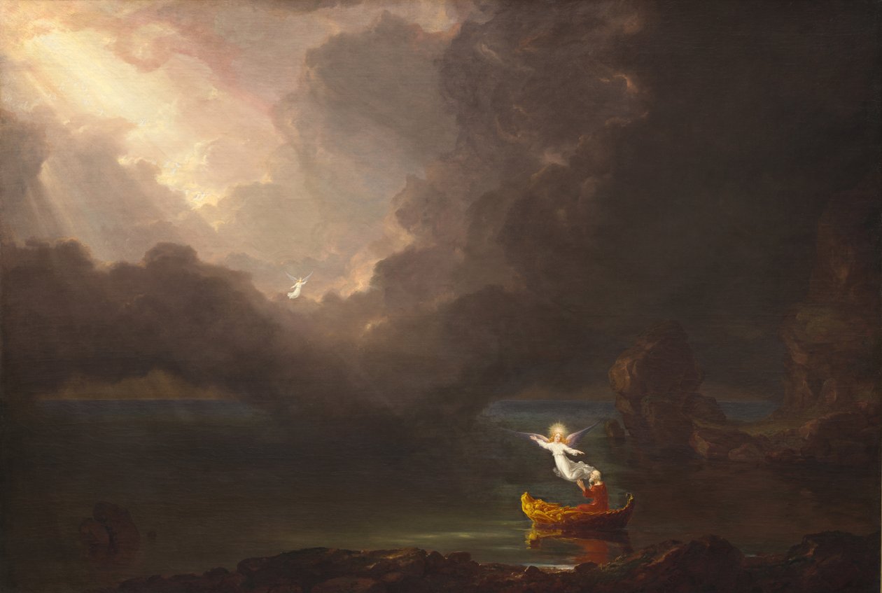 Elämän matka: Vanhuus, 1842 tekijältä Thomas Cole