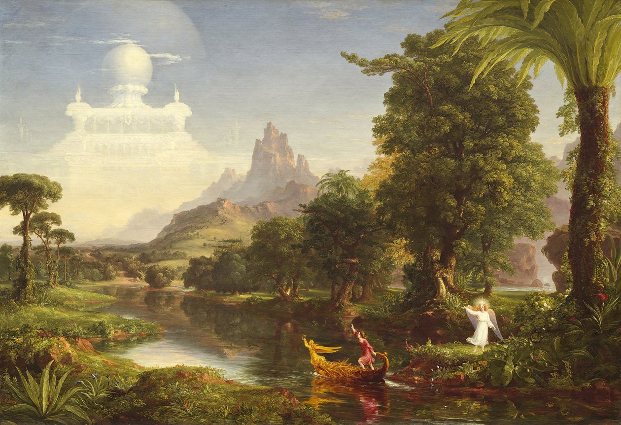 Elämän matka: Nuoruus, 1842 tekijältä Thomas Cole