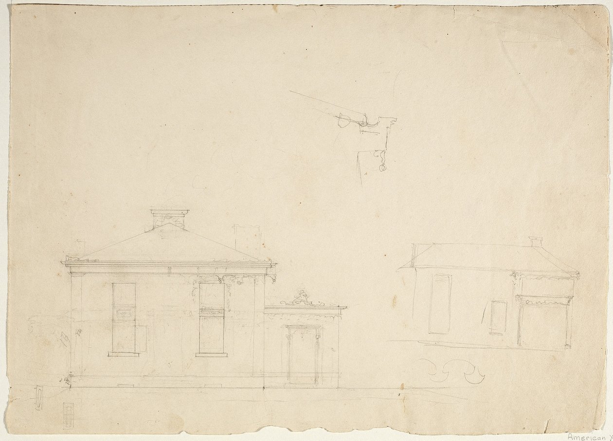 Cedar Groven uuden studion kaksi näkymää tekijältä Thomas Cole
