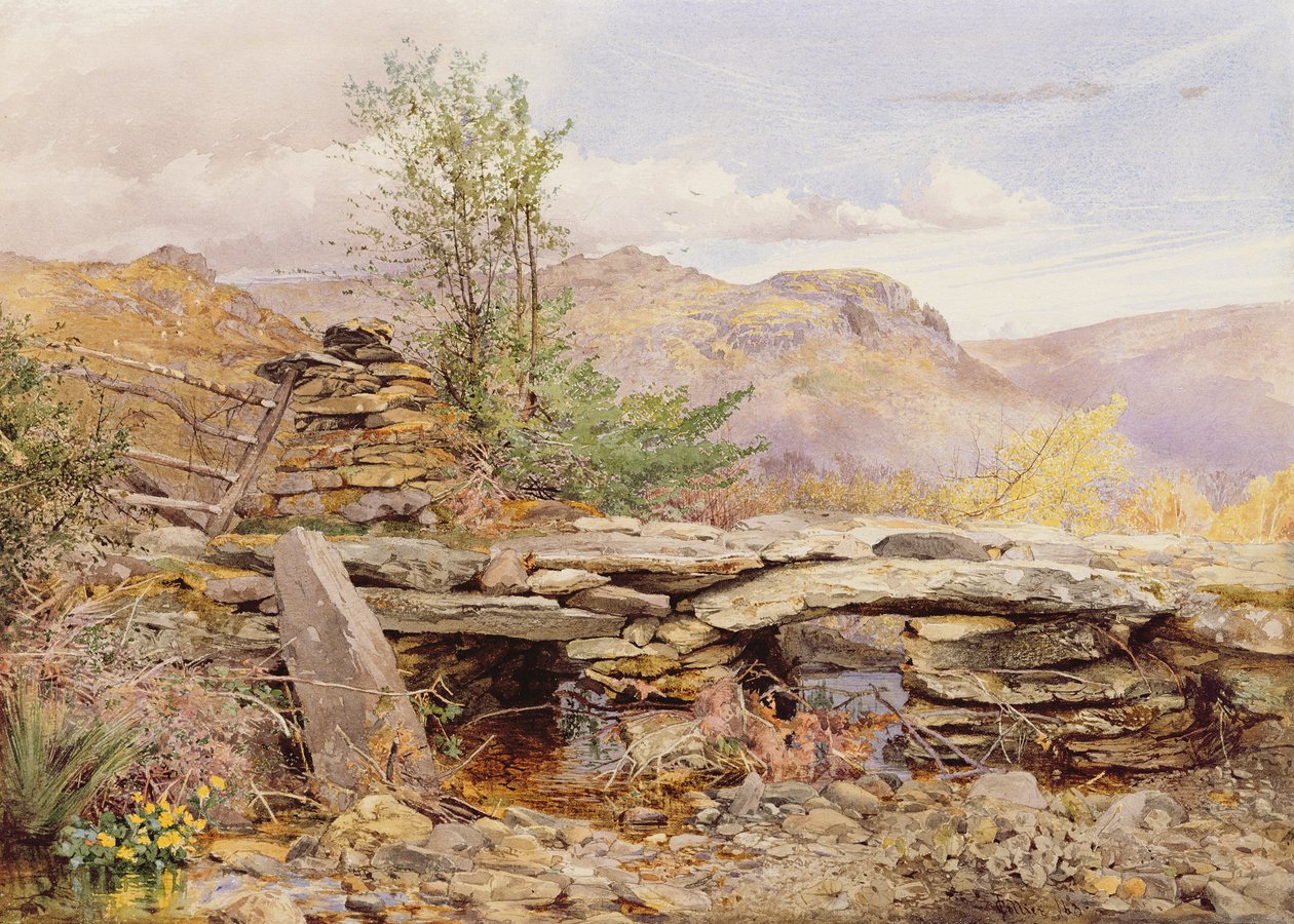 Pentre Ddu Bridge, Pohjois-Wales (grafiitti ja wc paperilla) tekijältä Thomas Collier