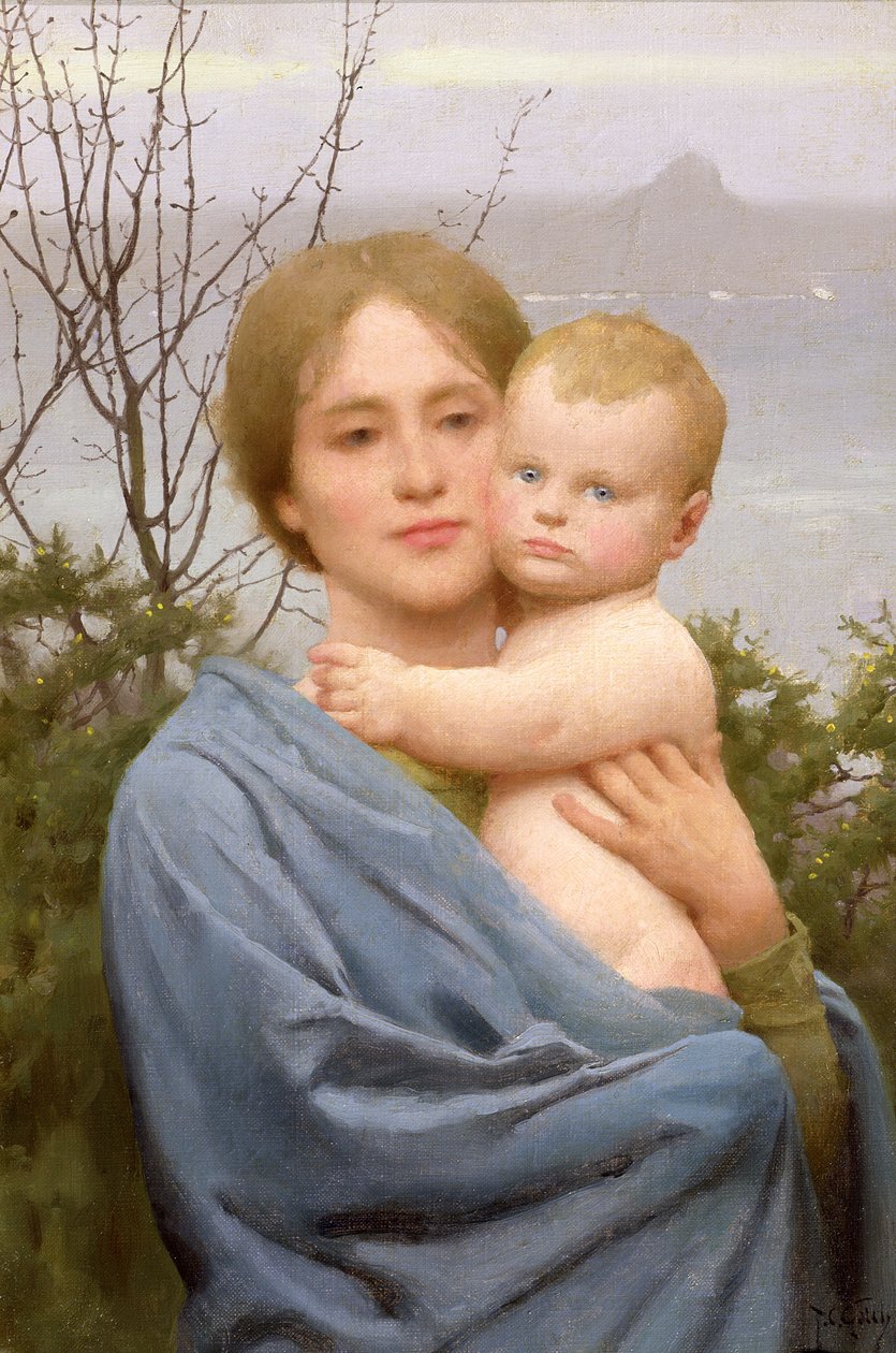 Vuoren Madonna tekijältä Thomas Cooper Gotch