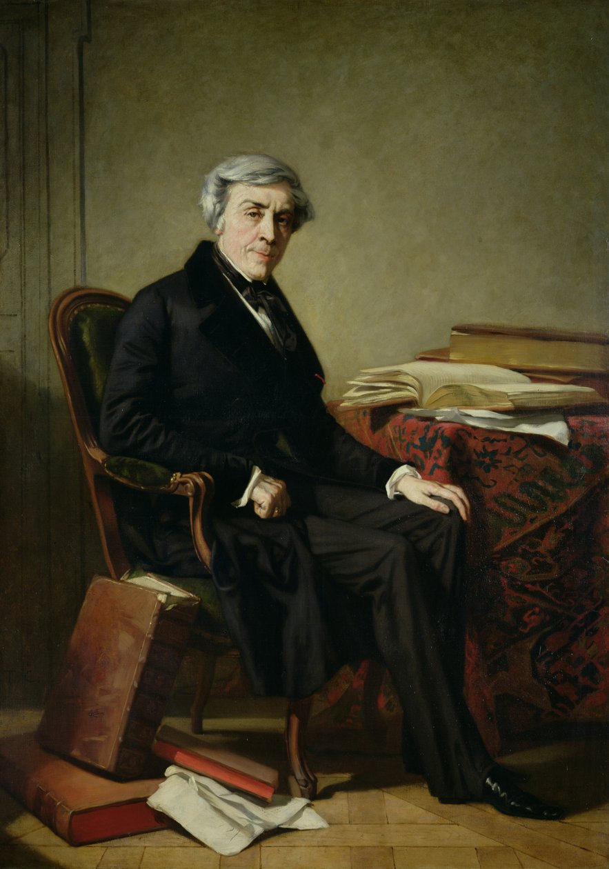 Jules Micheletin muotokuva (1798-1874) tekijältä Thomas Couture