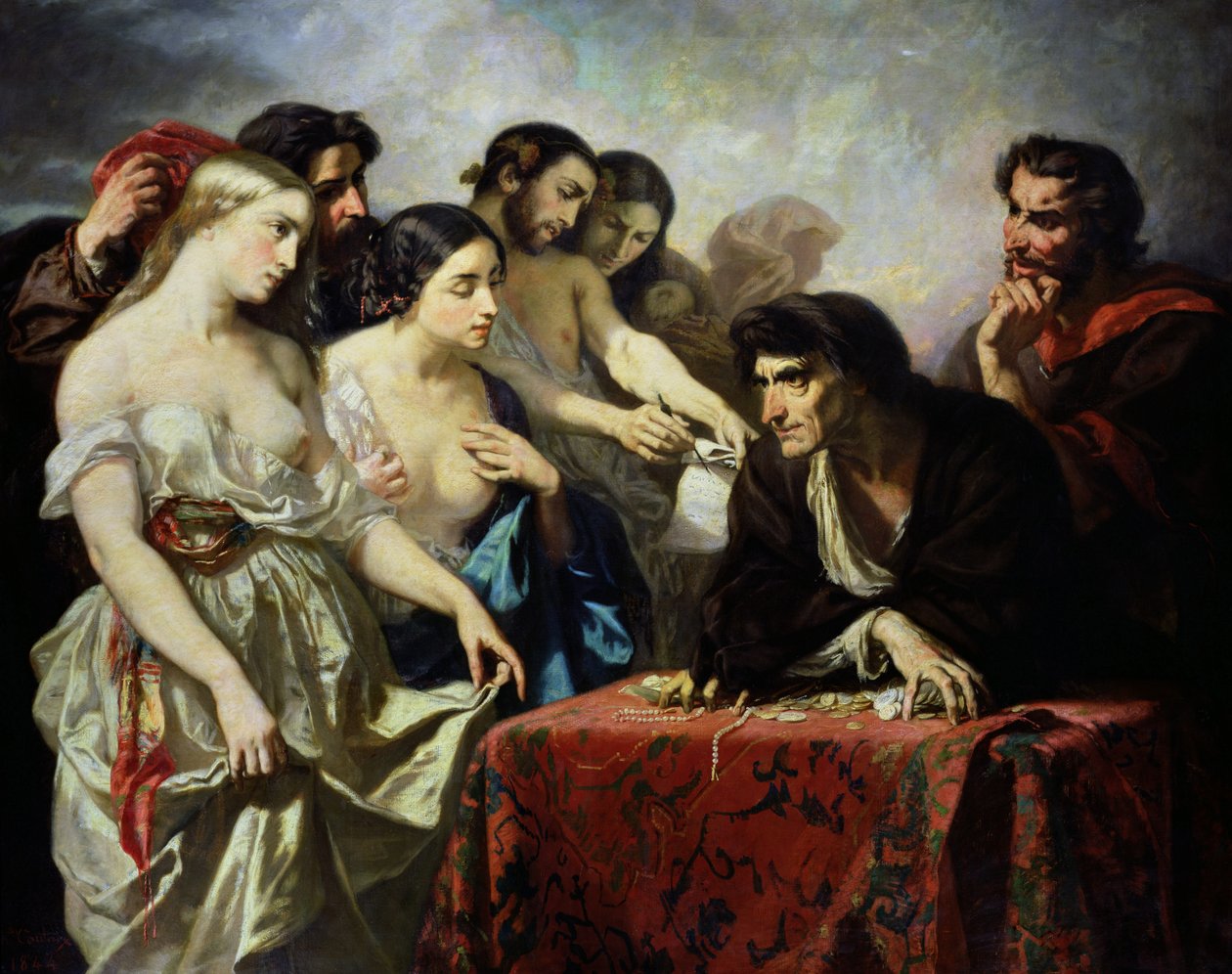 Kullan rakkaus, 1844 tekijältä Thomas Couture