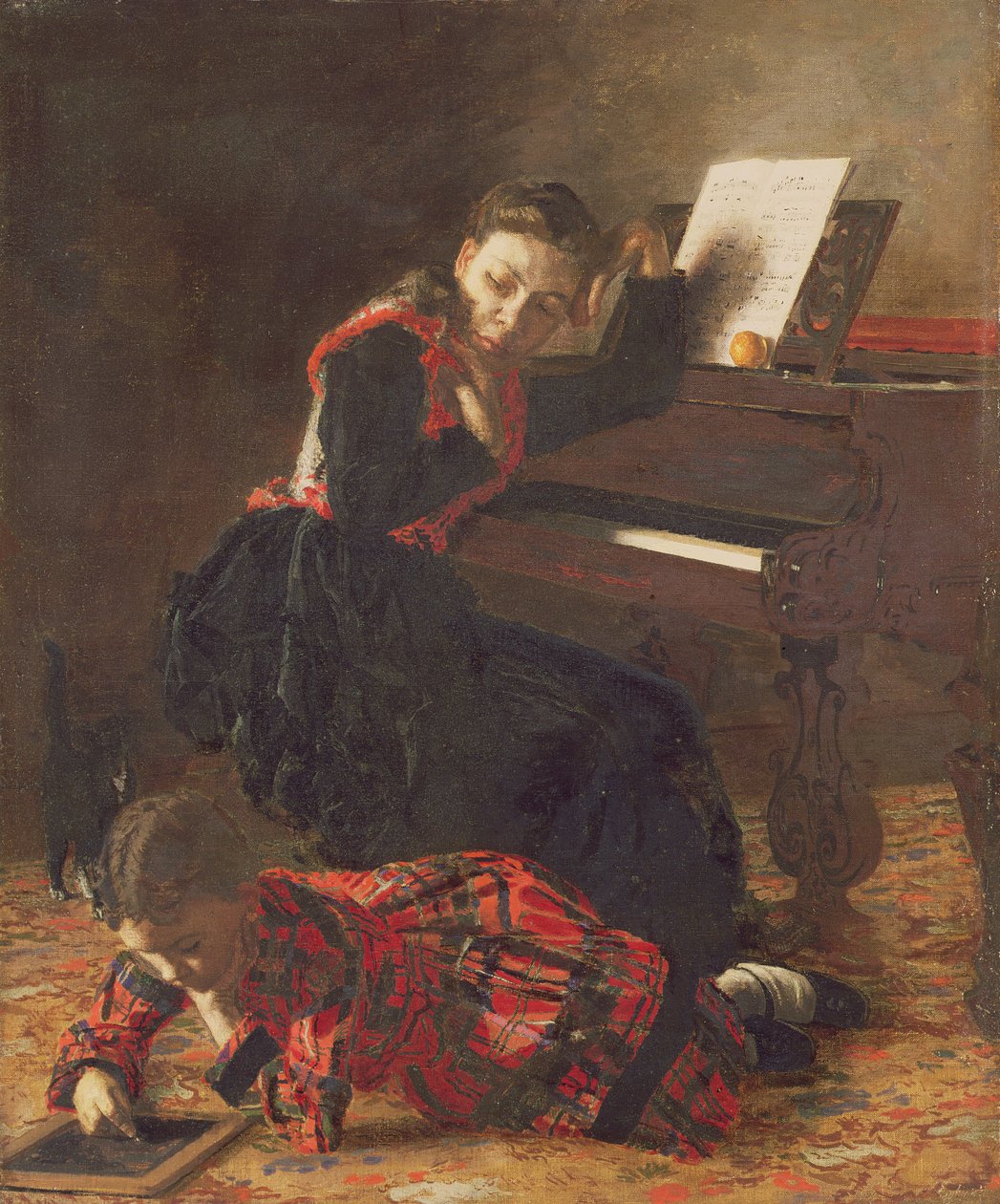 Huonekalut ja erilaiset esineet 1100- ja 1300-luvuilta tekijältä Thomas Eakins