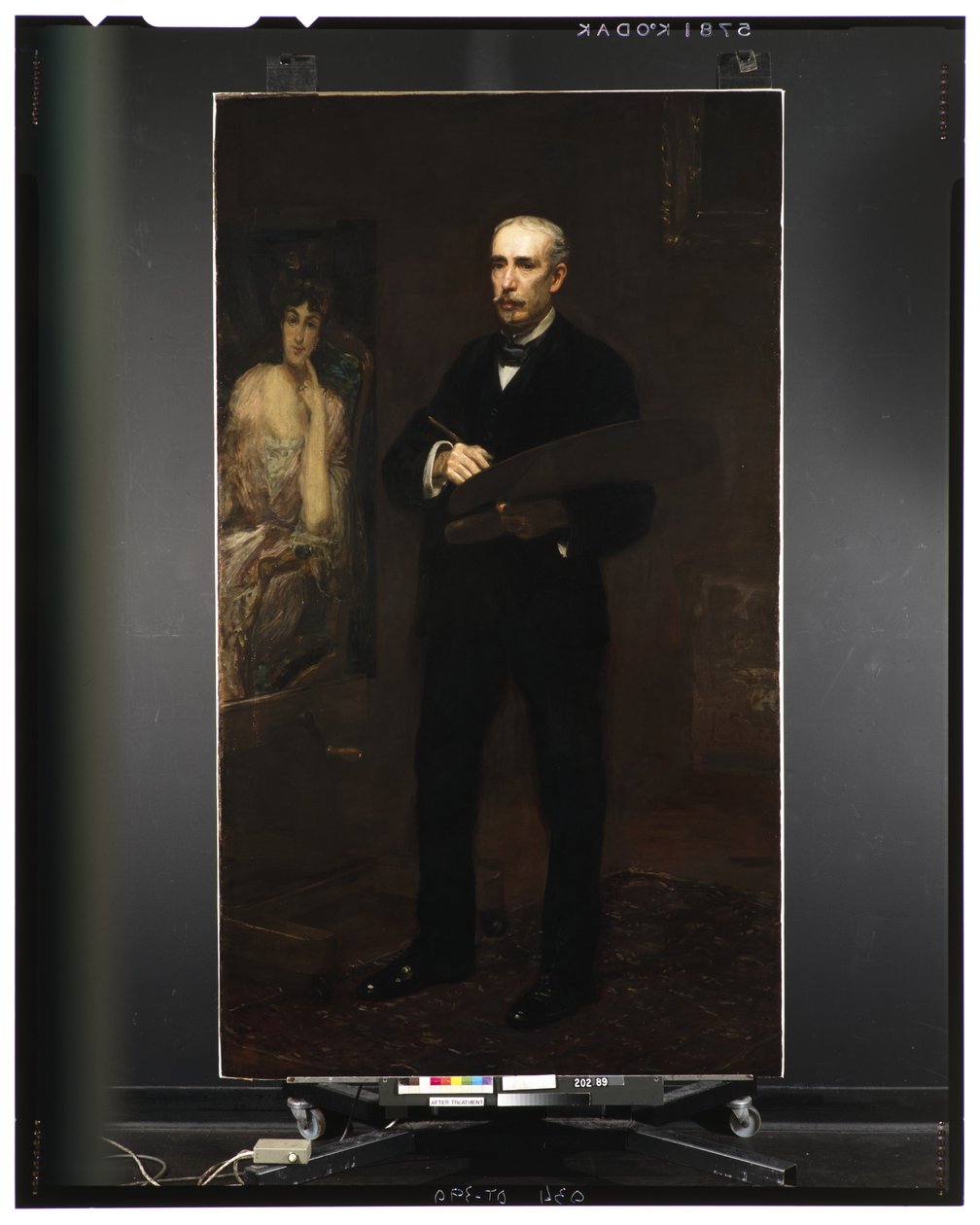 James Carroll Beckwithin muotokuva, 1904 tekijältä Thomas Eakins