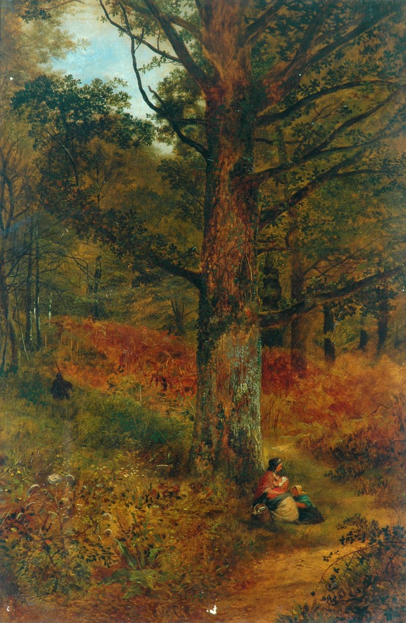 Polku metsän läpi, 1857 tekijältä Thomas Creswick