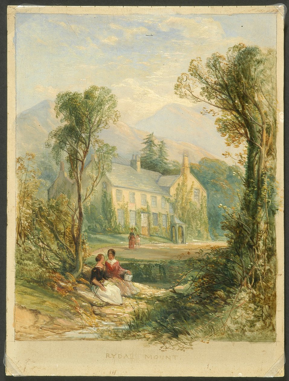 Rydal Mount, n. 1840-7 tekijältä Thomas Creswick