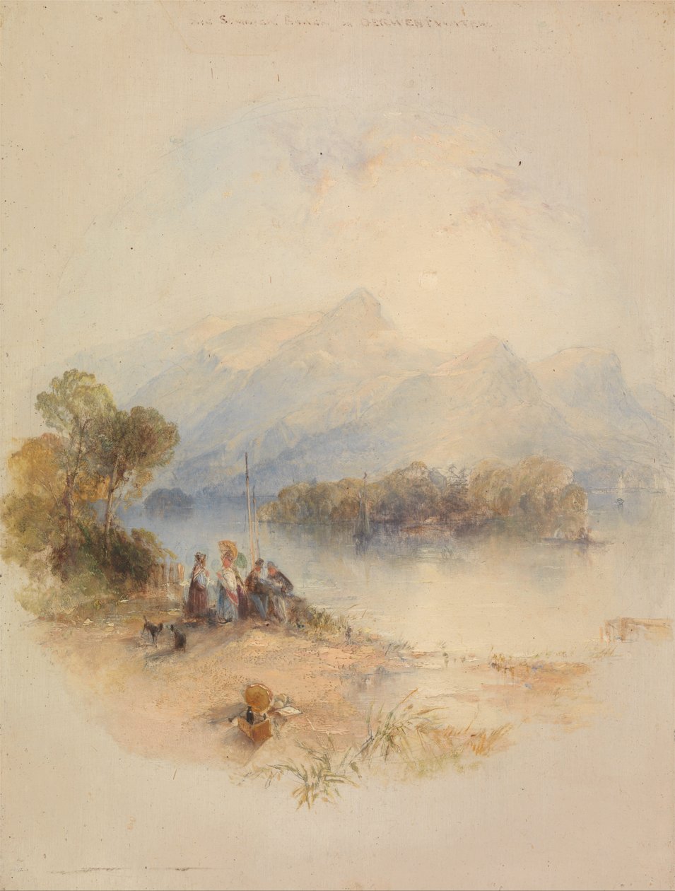 Kesän Bower, Derwent Water tekijältä Thomas Creswick