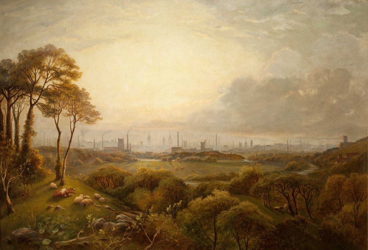 Näkymä Manchesteriin tekijältä Thomas Creswick
