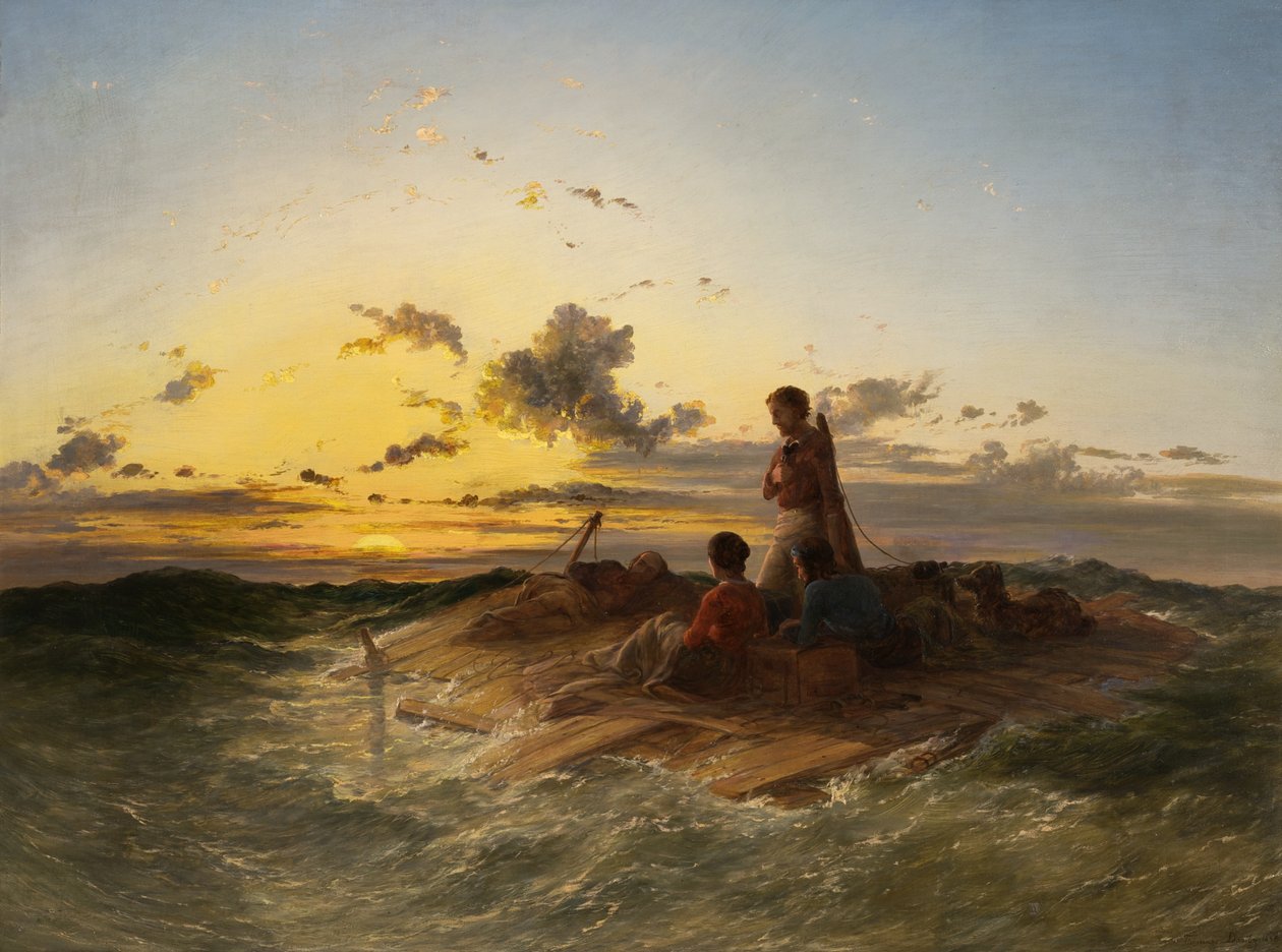 Lautta, 1850 tekijältä Thomas Danby