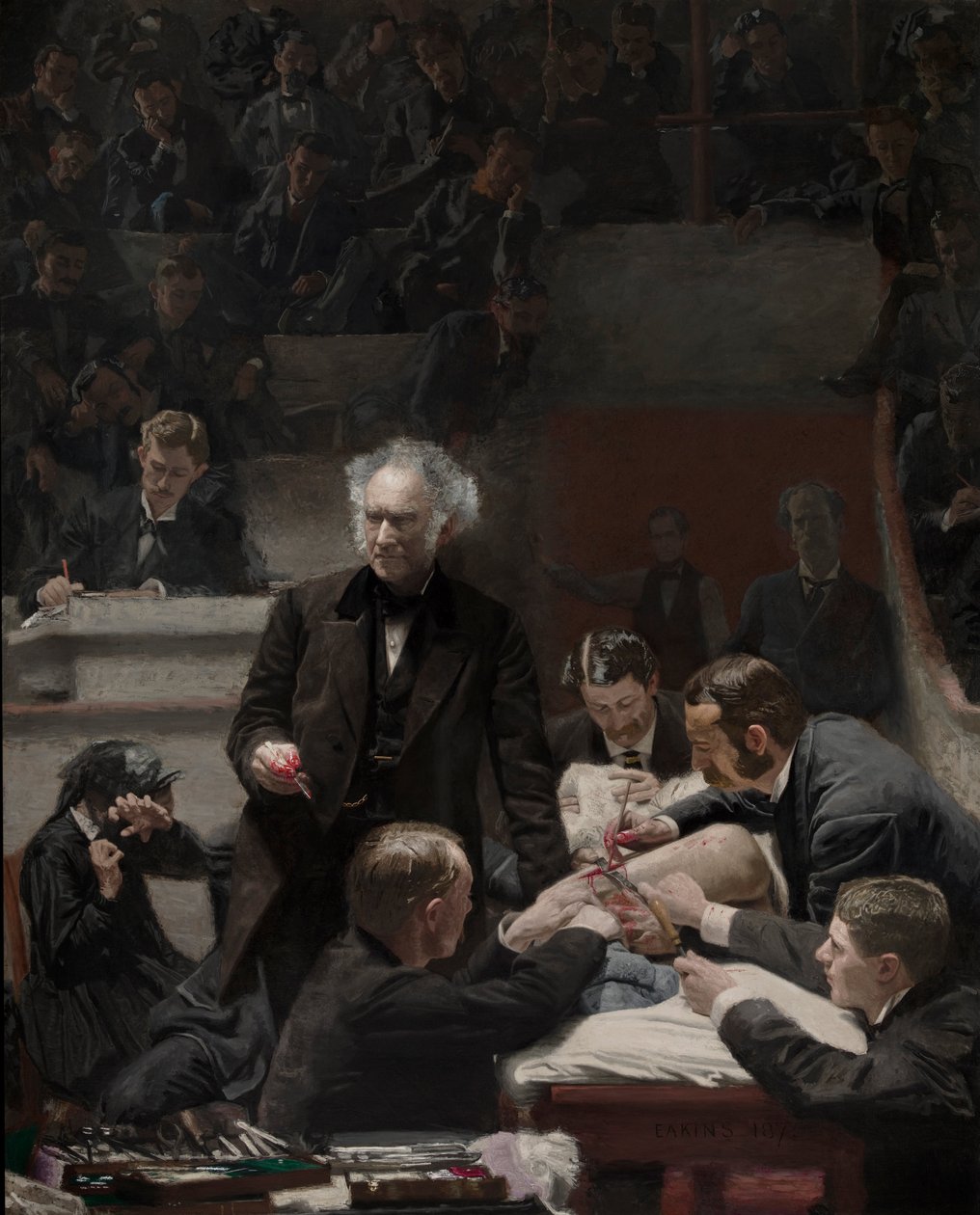 Samuel D.Grossin muotokuva (The Gross Clinic) tekijältä Thomas Eakins