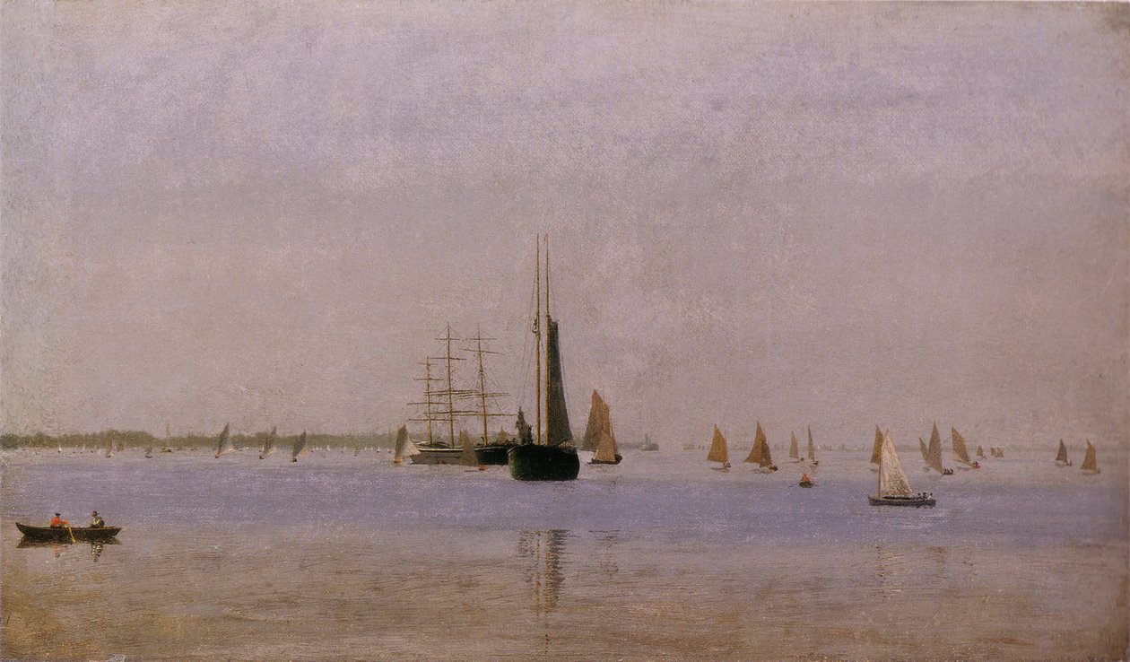Laivat ja purjeveneet Delawaressa tekijältä Thomas Eakins