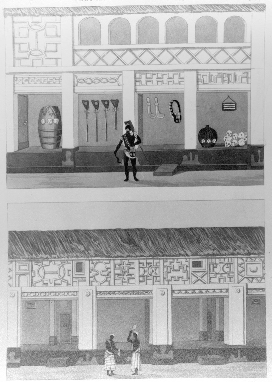 Osa Piazzaa palatsissa, 1817 tekijältä Thomas Edward Bowditch
