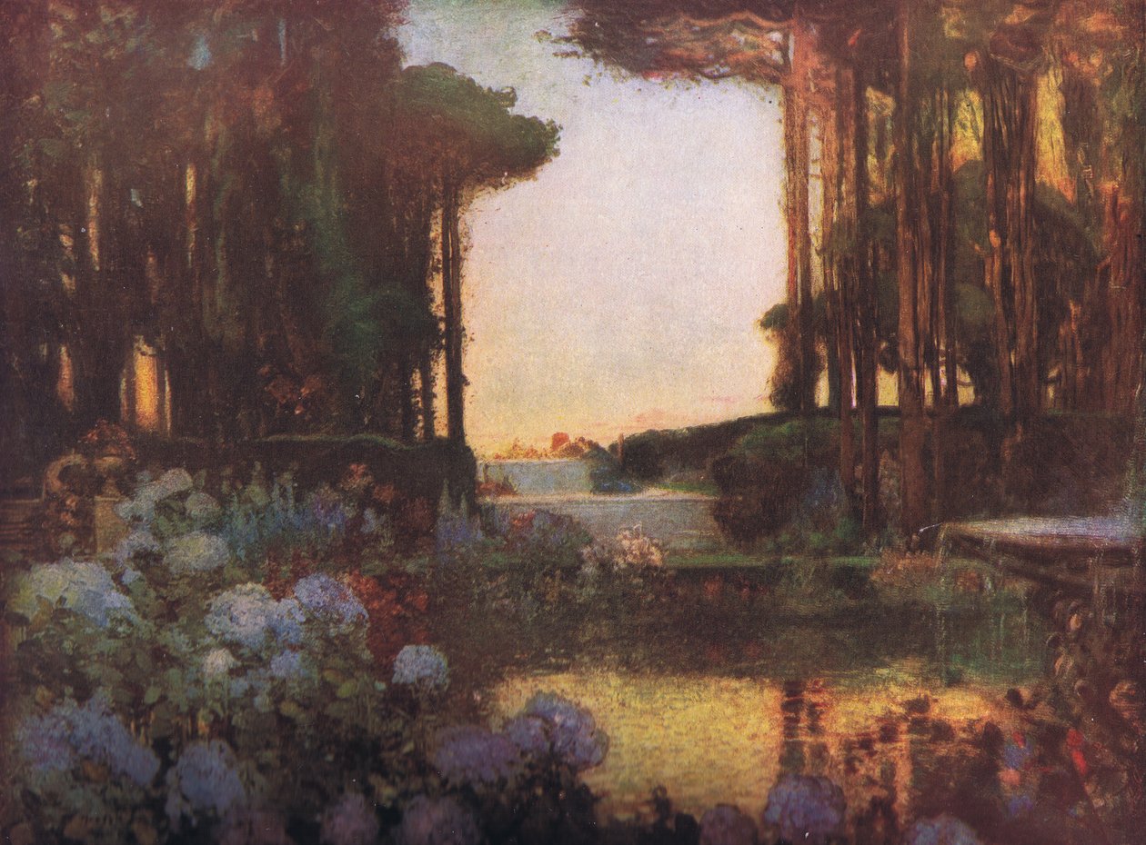 The Garden of Peace, Bibbys Annual, 1916-1917 tekijältä Thomas Edwin Mostyn