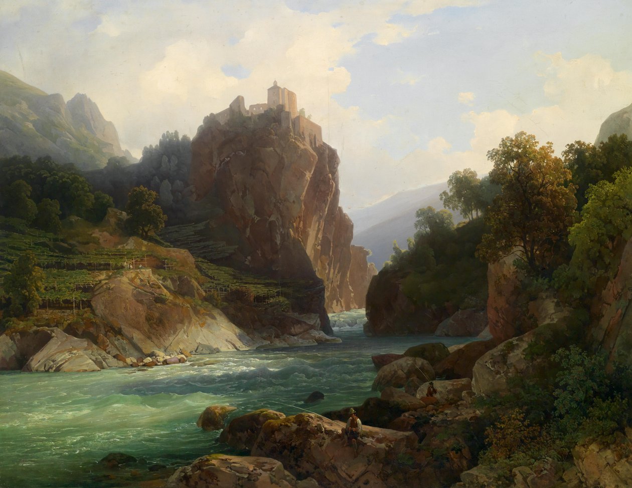 Thomas Ender Blick tai Zenoburg bei Meran tekijältä Thomas Ender