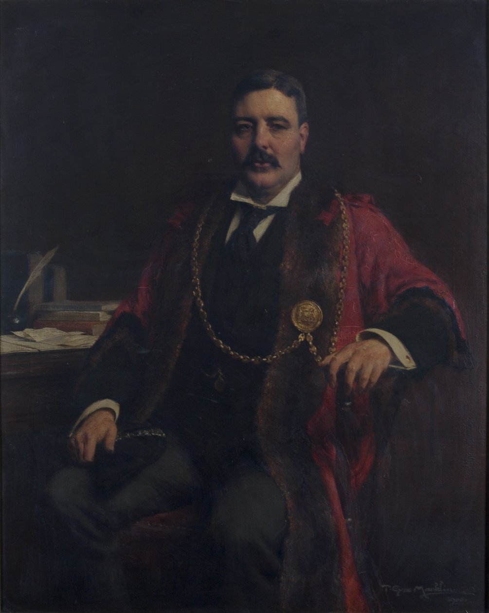 Alderman Thomas Dunn Marshallin muotokuva tekijältä Thomas Eyre Macklin