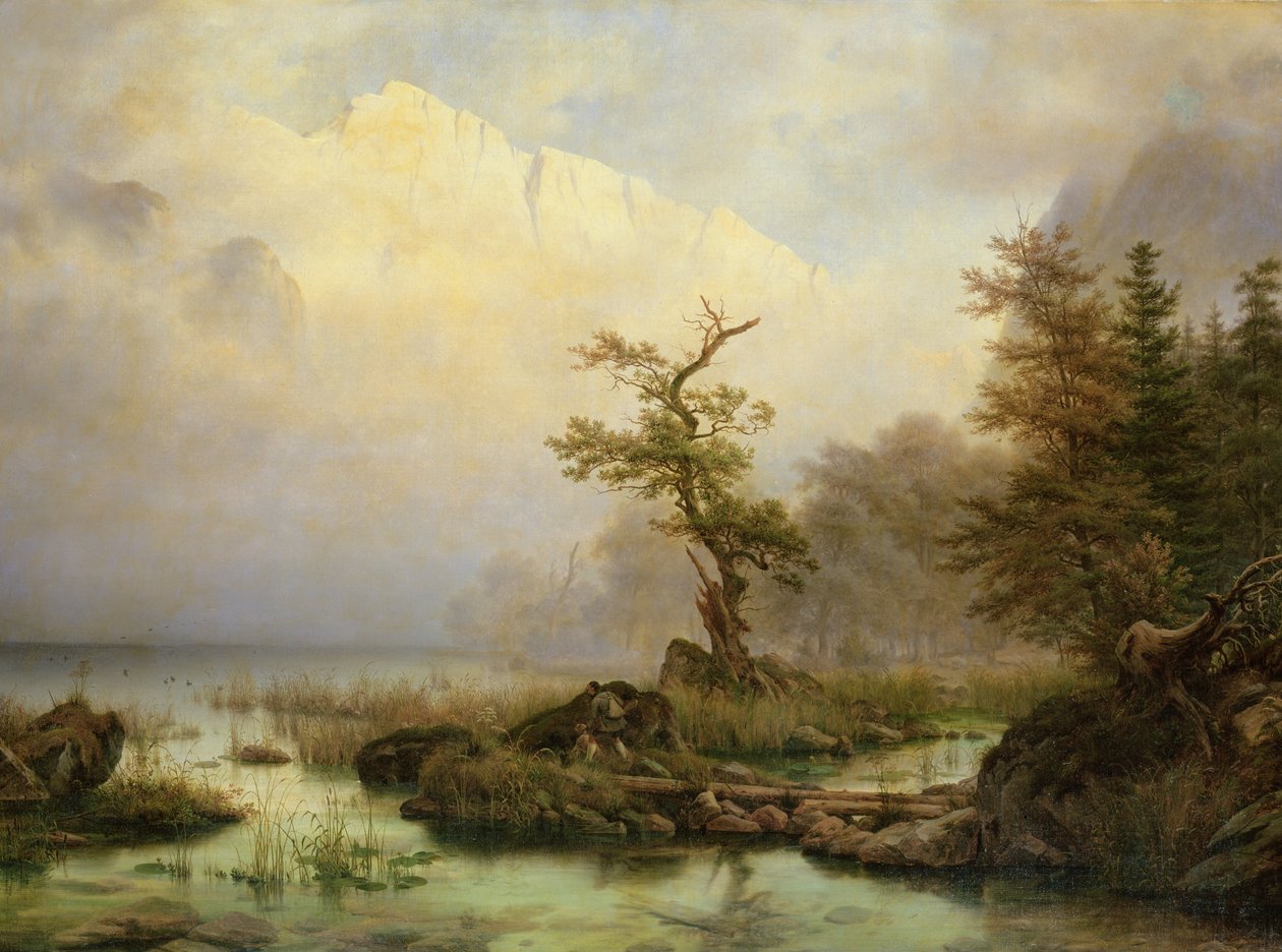 Syksyinen aamu Konigsseessä, 1835 tekijältä Thomas Fearnley