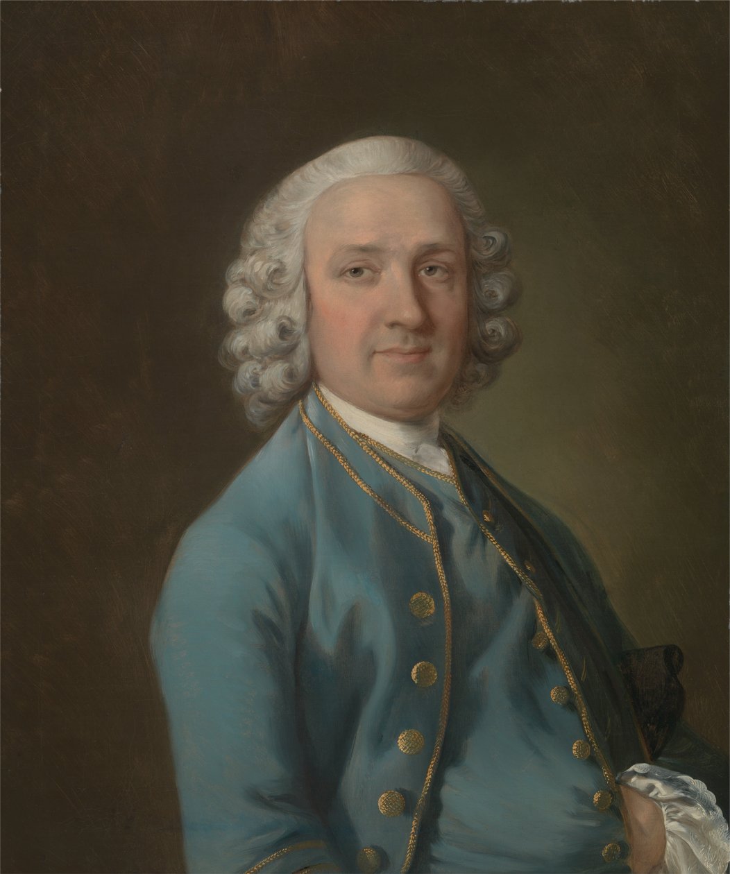 Mies nimeltä Mr. Wood, tanssiva mestari tekijältä Thomas Gainsborough