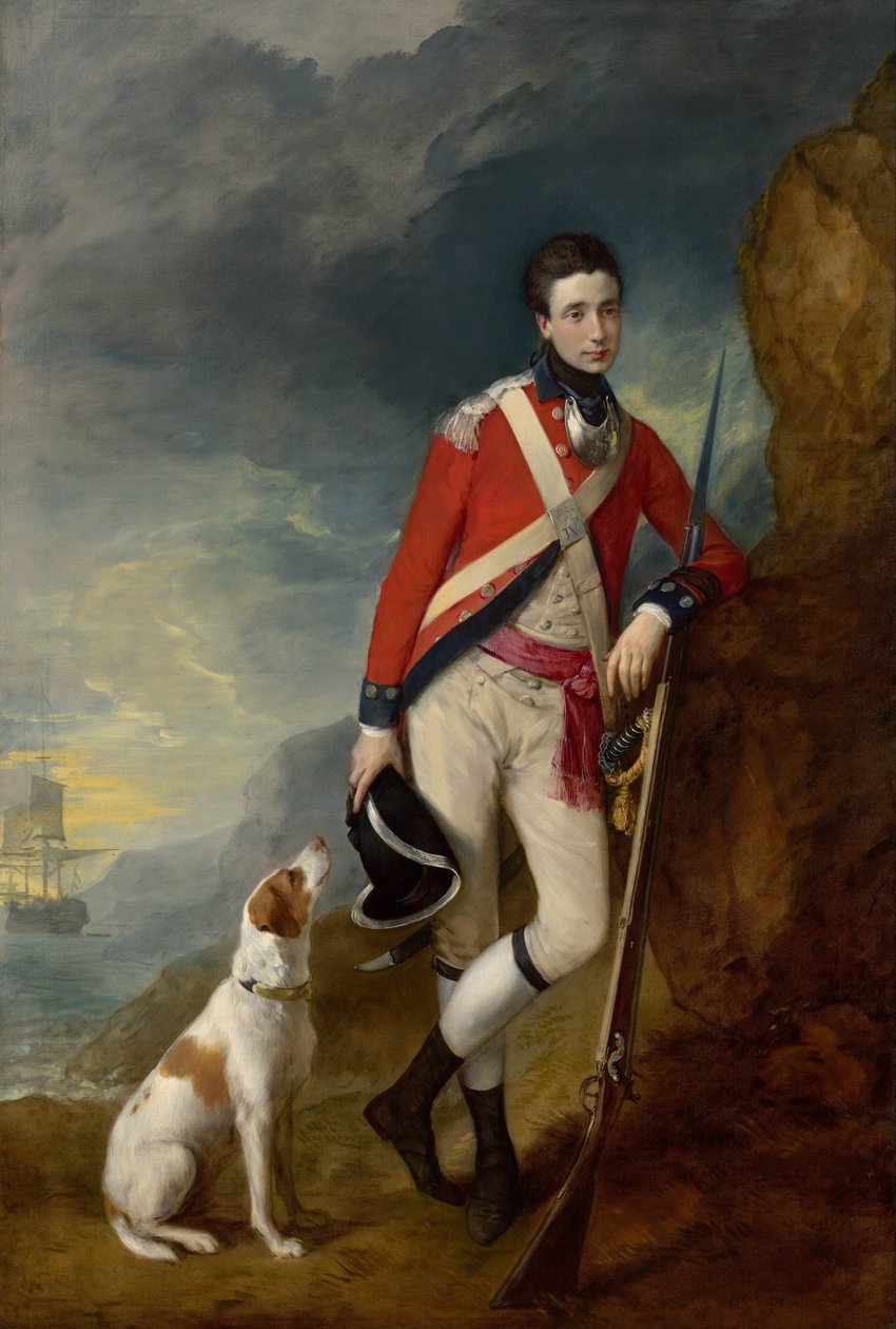 4. jalkaväkirykmentin upseeri tekijältä Thomas Gainsborough