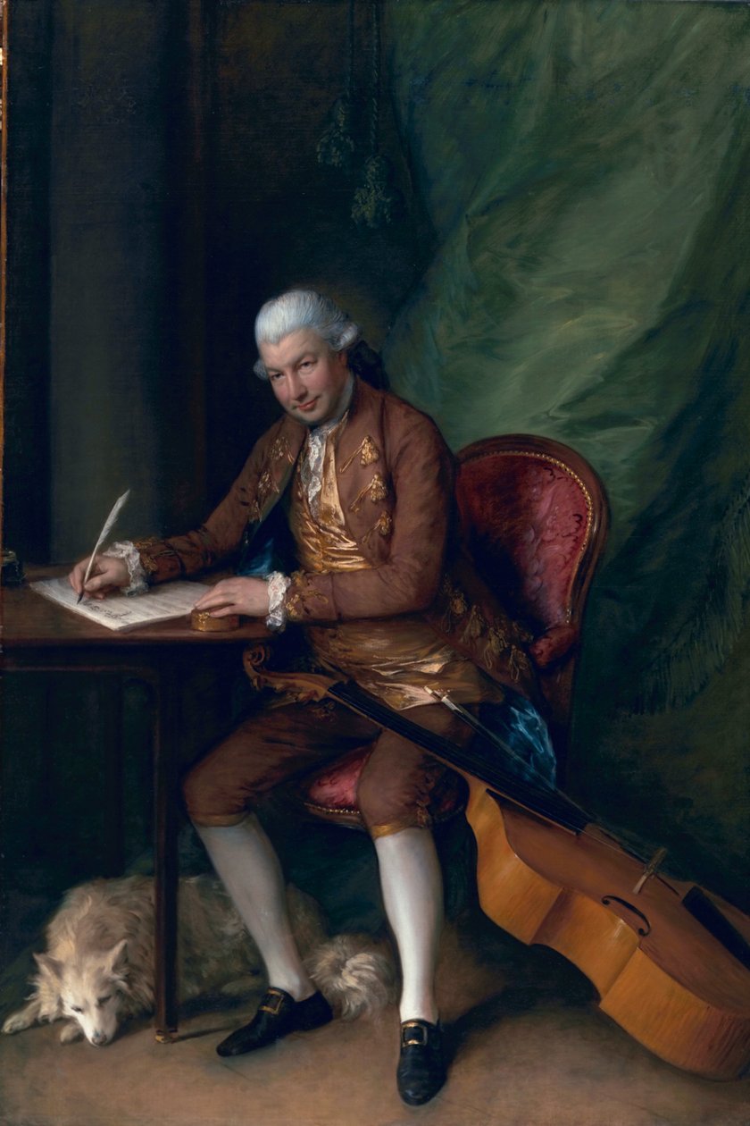 Carl Friedrich Abel, n. 1777 tekijältä Thomas Gainsborough