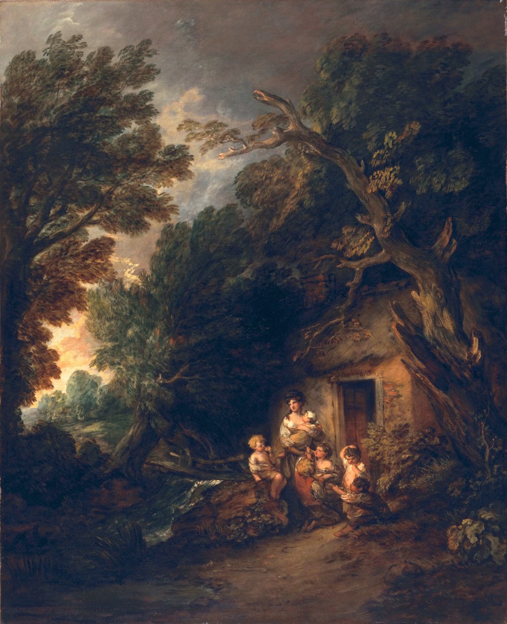 Mökin ovi, noin 1780 tekijältä Thomas Gainsborough
