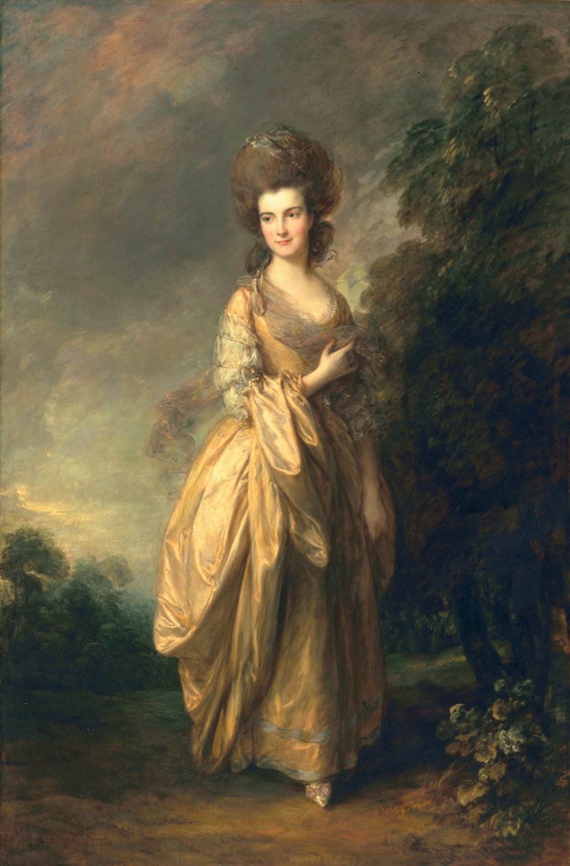 Elizabeth Beaufoy, myöhemmin Elizabeth Pycroft, n. 1780 tekijältä Thomas Gainsborough