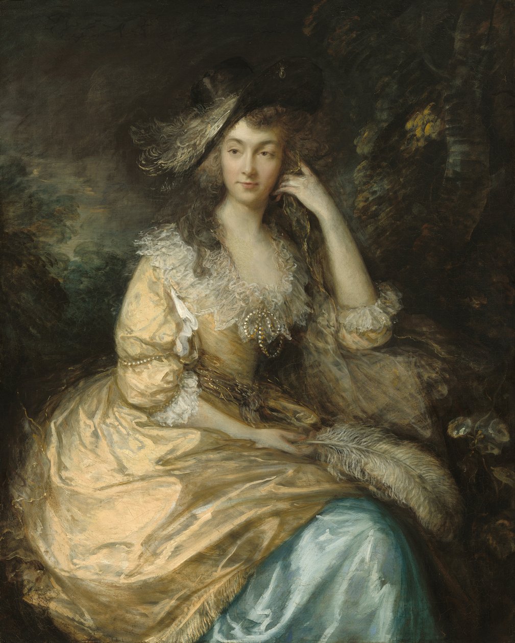 Frances Susanna, Lady de Dunstanville, n. 1786 tekijältä Thomas Gainsborough